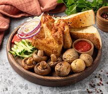 Бизнес-порция Raxaт с куриными крыльями