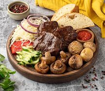Бизнес-порция Raxaт с шашлыком из говяжьей вырезки
