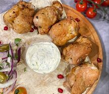Шашлык из куриной мякоти