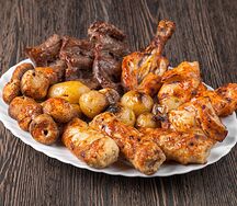 Ассорти из курицы и говядины
