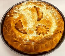 Пирог с черникой