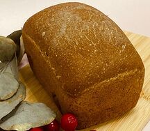 Бездрожжевой серый формовой хлеб
