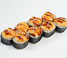 Запечённый с лососем терияки