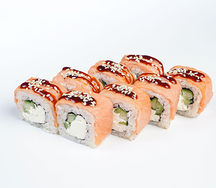 Опалённый лосось терияки