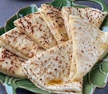 Лепешка с картошкой 
