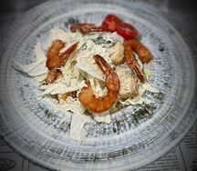 Цезарь с креветками