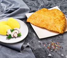 Чебурек с картофелем и грибами
