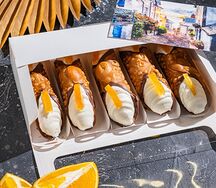 Канноли с апельсиновыми цукатами