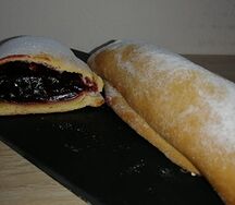 Штрудель с вишней, половина