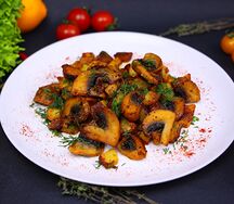 Картофель с грибами жареный
