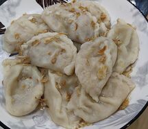 Вареники с картошкой и жареным луком