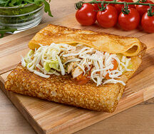 Блинчик Цезарь с курицей