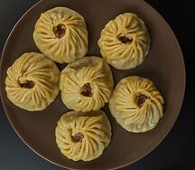 Буузы с говядиной и бараниной