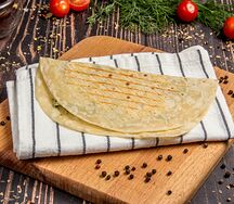 Кастыбый с сыром и зеленью