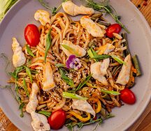 Wok Удон с мясом на выбор