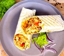 Шаурма летняя с мясом на выбор
