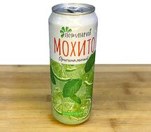 Безалкогольный газированный напиток Мохито в жестяной банке