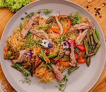Wok Фунчоза с мясом на выбор