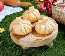Жареные хинкали с грибами