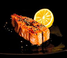 Стейк из лосося