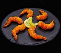 Креветки в апельсиновом соусе