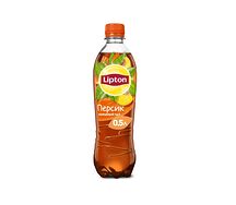 Lipton чёрный чай с персиком