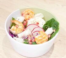 Поке с креветками и кальмаром