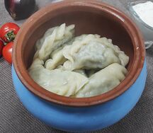 Вареники с сыром сулугуни