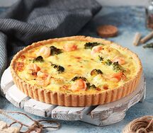 Итальянский киш с морепродуктами
