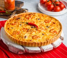 Мексиканский пирог с фаршем и фасолью