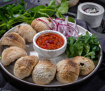 Шампиньоны на углях