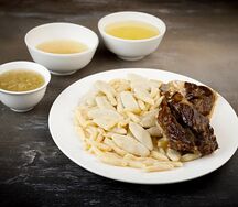 Галушки с сушеным мясом