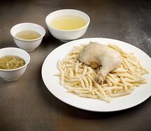 Галушки с курицей