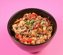 Тяхан с курочкой из смокера