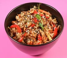 Тяхан с овощами