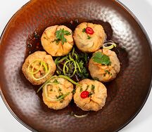 Вонтоны с креветкой и курицей