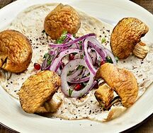 Шампиньоны на мангале