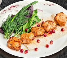 Шашлык из курицы/ Barbecue from chicken