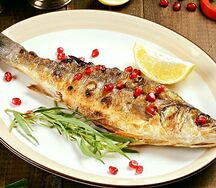 Сибас на углях