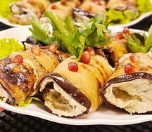 Баклажаны с орехами