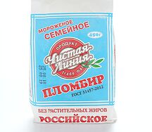 Мороженое Семейное ванильное Чистая линия