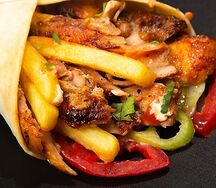 Шаурма корейская с курицей