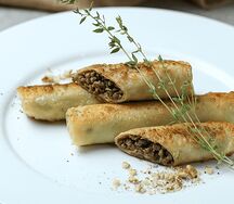 Блины с мясом
