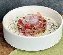 Окрошка с брискетом