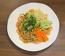 Холодная лапша с курицей