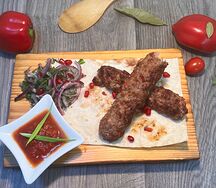 Люля-кебаб из мяса молодого бычка