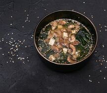 Мисо суп с грибами