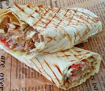 Шаурма с картофелем фри