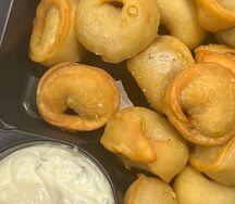 Жареные пельмени с говядиной