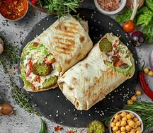 Шаурма Фалафель с хумусом